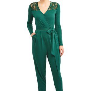 Long Sleeve Lace Jumpsuit